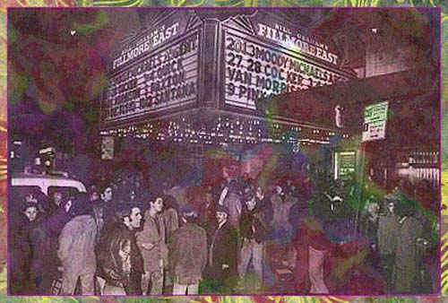 Fans outside the Fillmore East