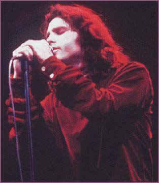 Jim Morrison onstage at the Fillmore East