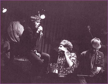 Jim Morrison & Van Morrison onstage at the Whisky