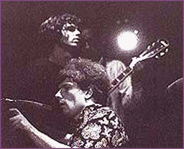 Jim Morrison and Van Morrison onstage at the Whisky